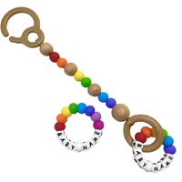 PERSONALISED Pram toy + teether - bundle and SAVE!