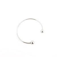 Minimal Ball-end Cuff Bangle