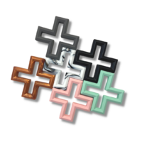 CLEARANCE Swiss Cross teethers