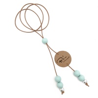 BOHO split-drop silicone necklace