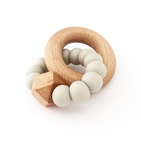 HEXA Teether with Beech Ring