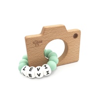 Personalised CLICK SNAP camera teether