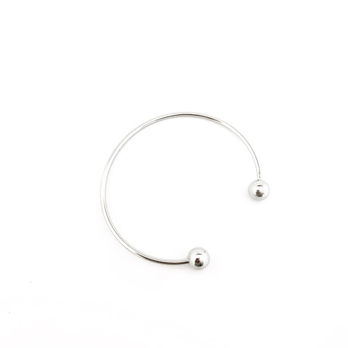 Minimal Ball-end Cuff Bangle