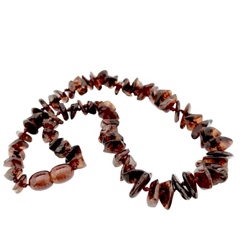 BALTIC AMBER chip necklace