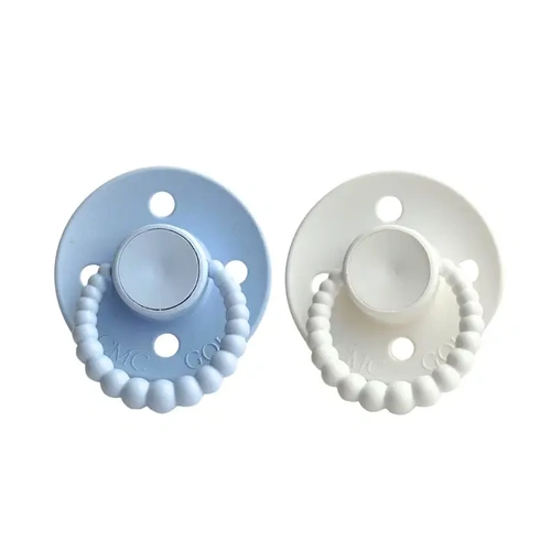 CMC Bubble Dummies - Baby Blue & White