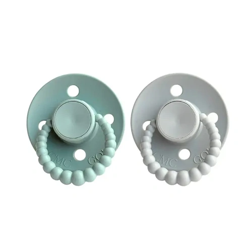 CMC Bubble Dummies - Sage & Light Grey