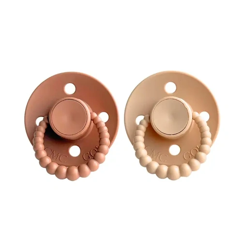 CMC Bubble Dummies - Terracotta & Croissant